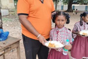 Food drive for Rajamatha foundation