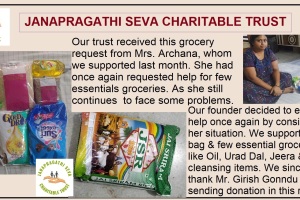 Groceries  request for Mrs. Archana