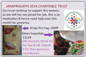 Groceries support for Archana