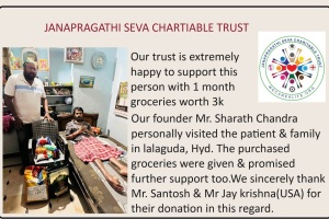 Groceries support for Rajshekar reddy