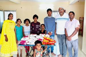 Groceries support for Yuvatha orphanage