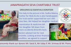 Swapna montly groceries support